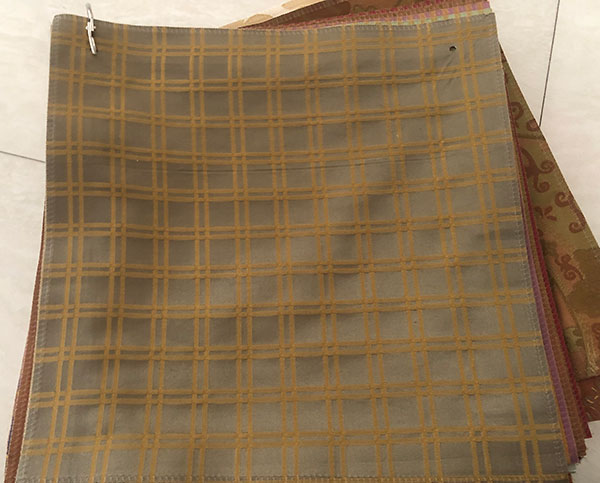 Texture Stripe Silk Taffeta Drapes and Curtains